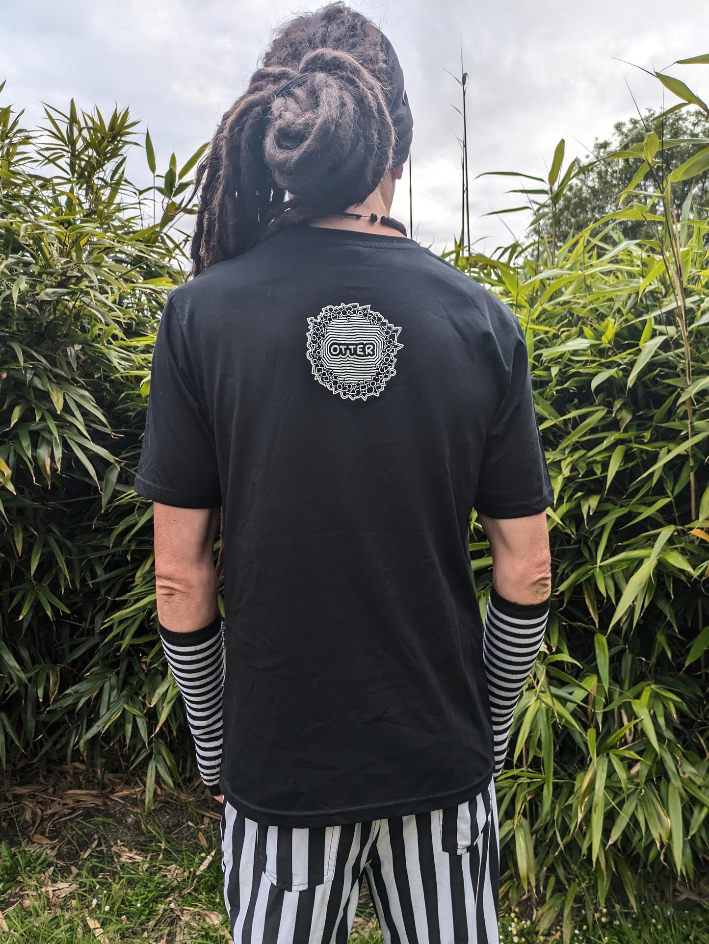 LIMITED RUN! Mushroom Black T-shirt Tee - Unisex Organic Cotton Clothing
