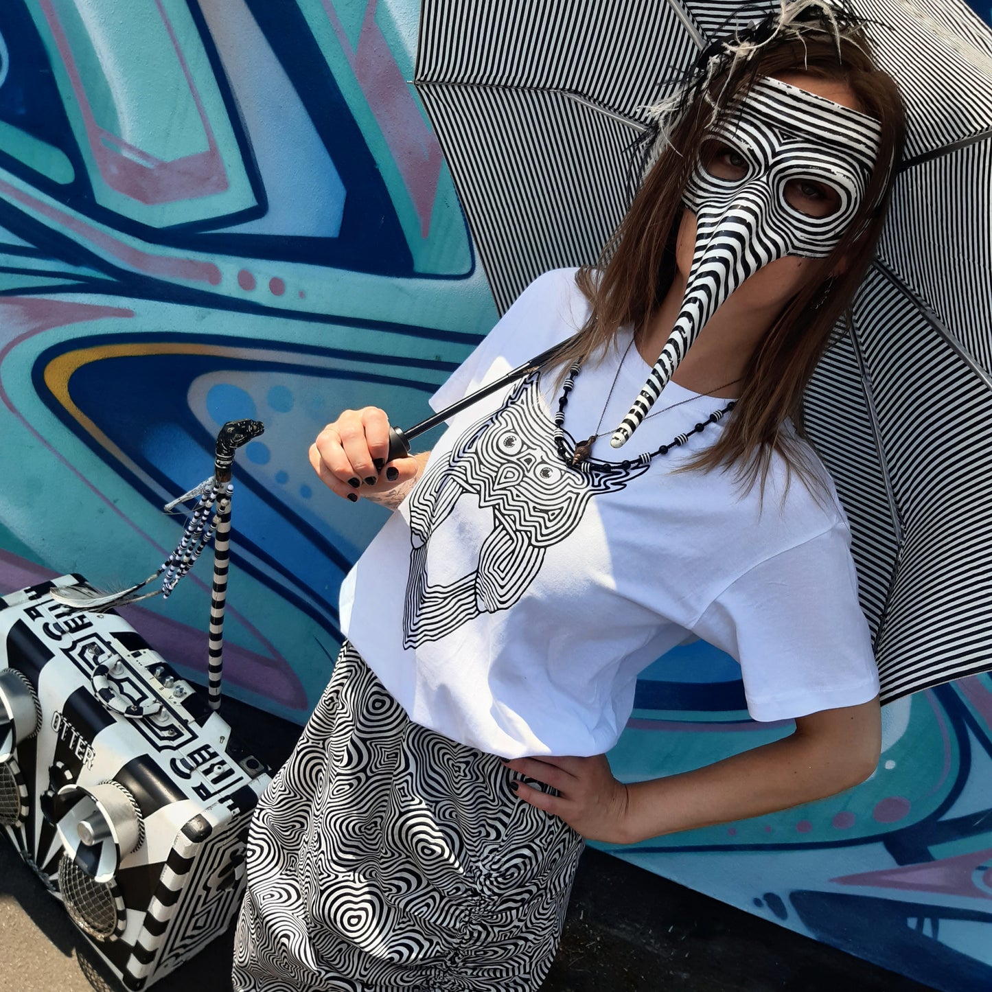 JudgementOWL Owl - White T-shirt Tee - Unisex Organic Clothing