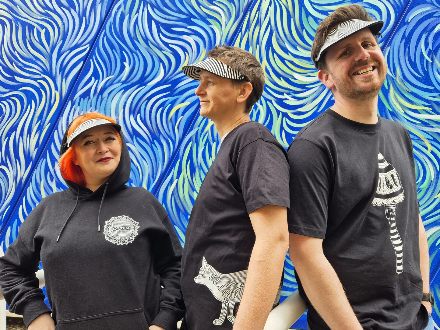 LIMITED EDITION!!! OTTER Original Designed and Made Visor Hats - 3 Variants - Made from Natural Materials