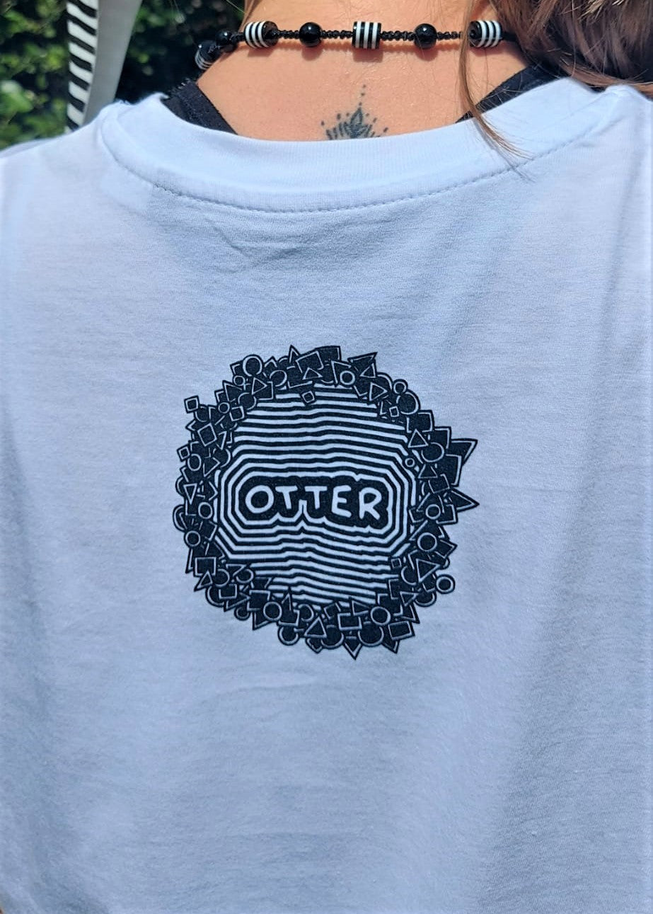 JudgementOWL Owl - White T-shirt Tee - Unisex Organic Clothing
